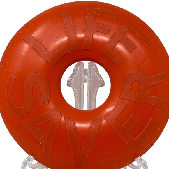 Vintage LIFESAVER LIFESAVERS frisbee Flying Disc - Red - Picture 2 of 11